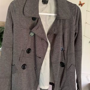 Grey Peacoat